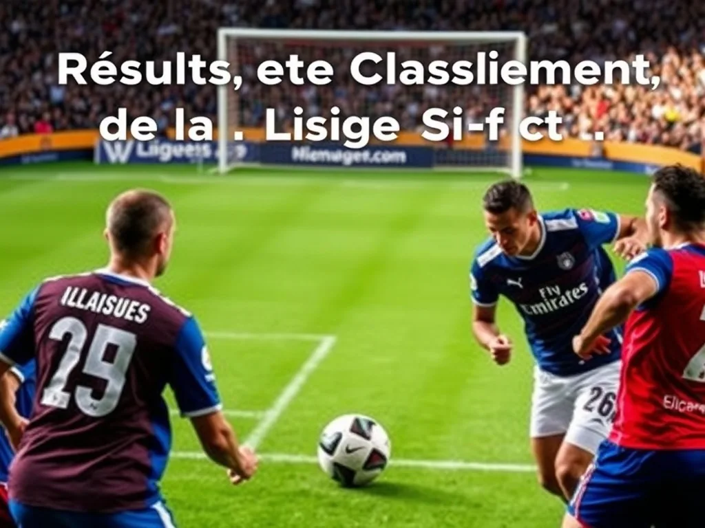 Résultats et Classement de la Ligue 1 : Analyse Complète de la Saison