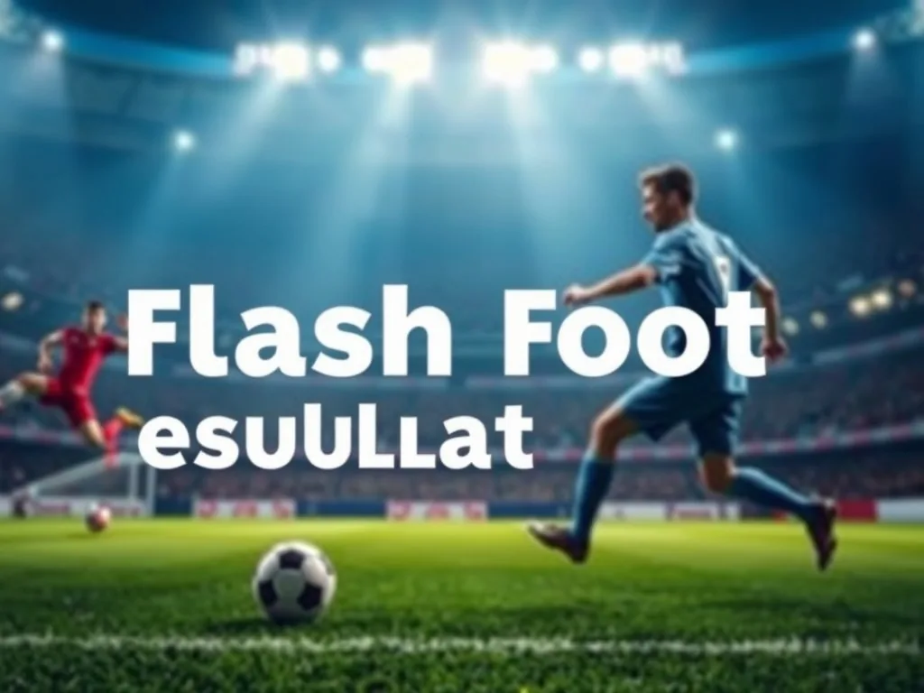 Flash Foot Resultat : flash foot résultat live : Suivez les résultats en direct