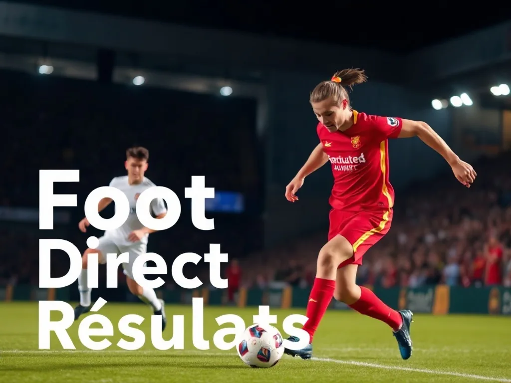 Foot Direct Résultats : foot direct résultats live - Suivez les scores en temps réel