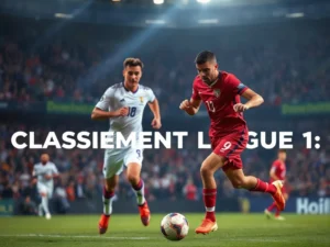 Classement Ligue 1 Resultat : classement Ligue 1 résultat live et analyses